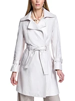 Leather Belted Trenchcoat
