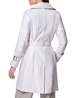 Leather Belted Trenchcoat