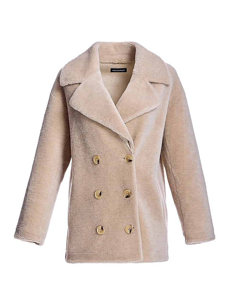 Shearling Peacoat