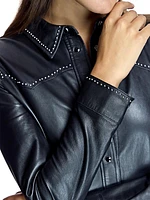 Studded Leather Jacket