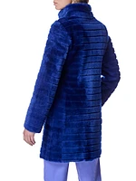 Grooved Shearling Jacket
