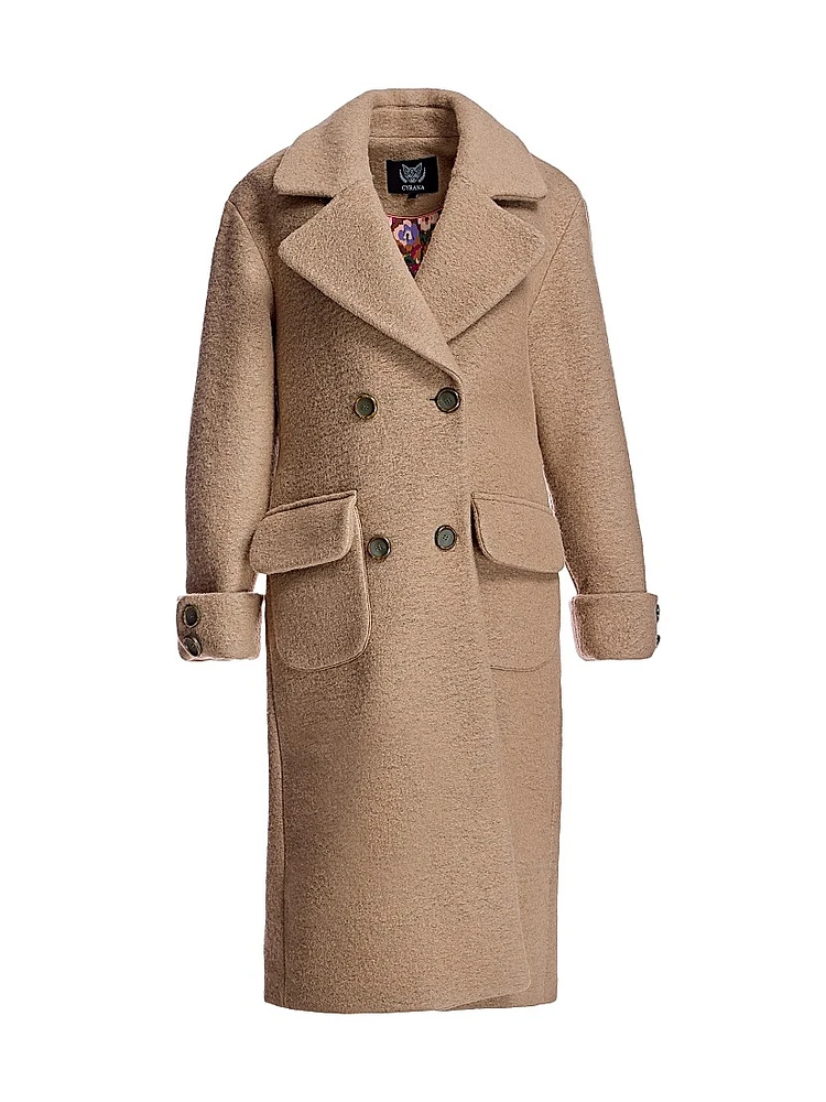 Double Breasted Merino Wool Coat