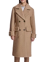 Double Breasted Merino Wool Coat
