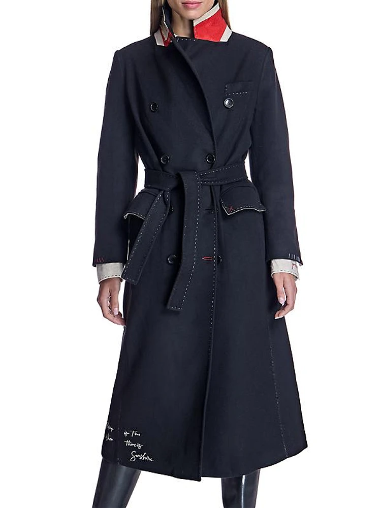 Woolblend Trenchcoat