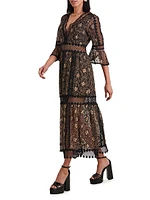 Annette Tiered Floral Maxi Dress