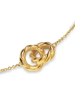 Sculpted Cable Chain Necklace in 18K Yellow Gold, 9MM