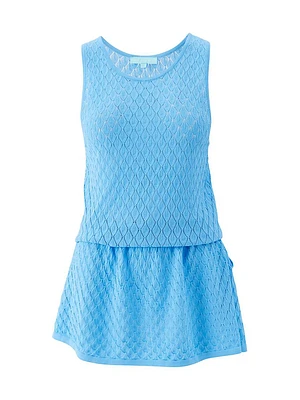 Ambra Drawstring Cover-Up Minidress