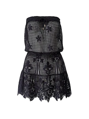 Isla Lace Bandeau Minidress