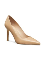 Stuart Power 85MM Leather Pumps