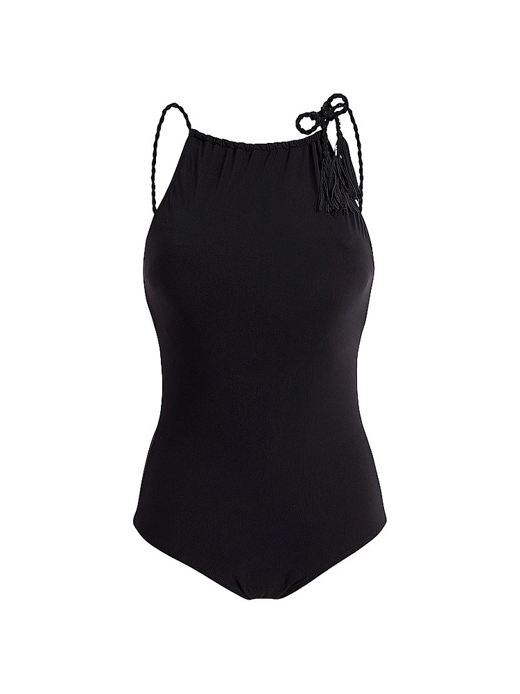 Tresses Jersey One-Piece Swimsuit