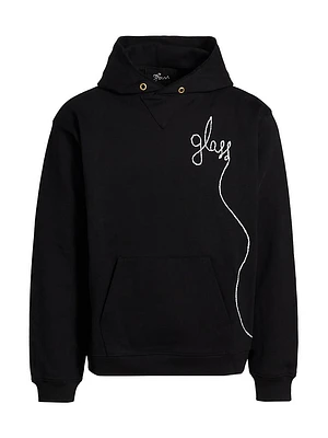 Embroidered Pullover Hoodie