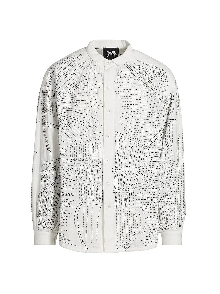 Anatomical Button-Front Shirt