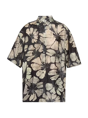 Cassidye Floral Silk Shirt