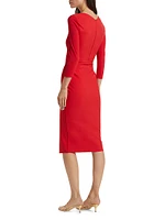 Wanper Jersey Cocktail Dress
