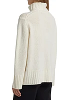 Cashmere Jet Turtleneck Sweater