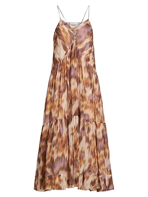 Sabba Printed Cotton Maxi Dress
