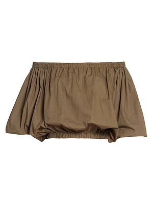 Bertille Poplin Crop Top
