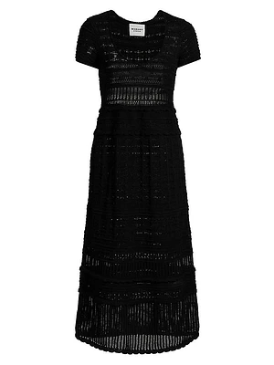 Aurore Open-Knit Cotton Dress