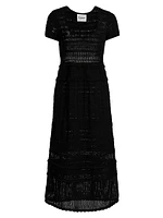 Aurore Open-Knit Cotton Dress