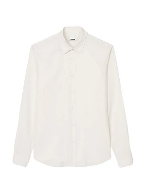 Long-Sleeved Loose-Fit Shirt