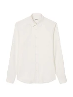 Long-Sleeved Loose-Fit Shirt