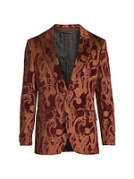Paisley Velvet Blazer