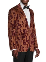 Paisley Velvet Blazer