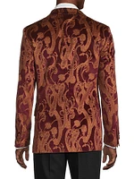 Paisley Velvet Blazer