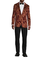 Paisley Velvet Blazer