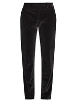 Stretch-Velvet Tuxedo Trousers