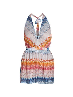 Chevron Halterneck Romper