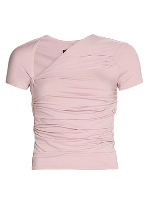 Susan Asymmetric Collar T-Shirt