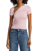 Susan Asymmetric Collar T-Shirt