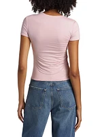 Susan Asymmetric Collar T-Shirt