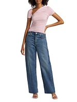 Susan Asymmetric Collar T-Shirt