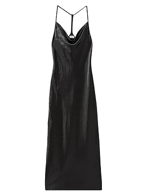 Paisley Metallic Slipdress