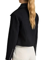 Arlow Wool Biker Jacket