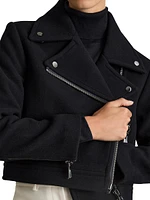Arlow Wool Biker Jacket
