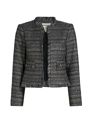 Angelina Metallic Tweed Jacket