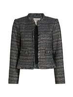 Angelina Metallic Tweed Jacket
