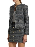 Angelina Metallic Tweed Jacket