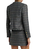 Angelina Metallic Tweed Jacket