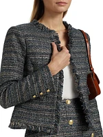 Angelina Metallic Tweed Jacket