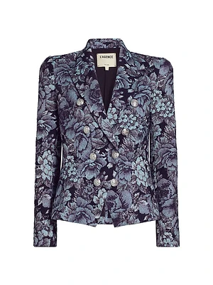 Bethany Floral Boxy Blazer
