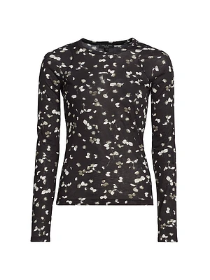 Shaw Botanical Cotton-Blend Crewneck T-Shirt