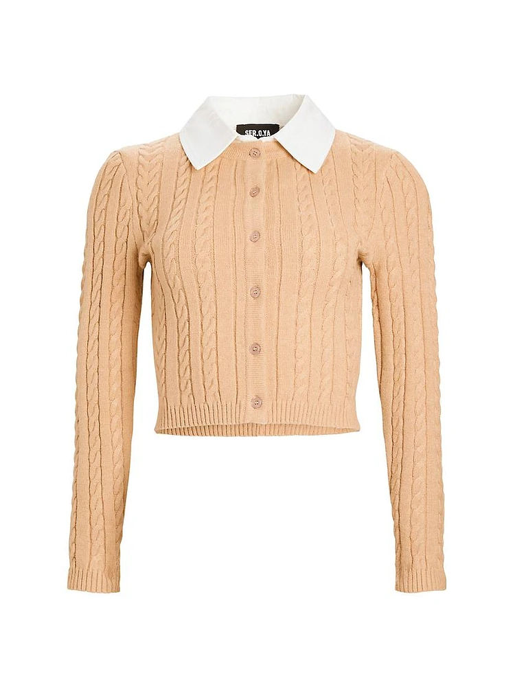 Eloise Cable Knit Cardigan