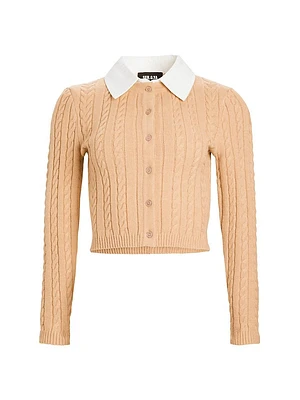 Eloise Cable Knit Cardigan