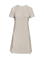 Crepe A-Line Dress