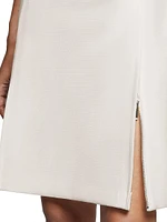 Crepe A-Line Dress