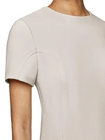 Crepe A-Line Dress